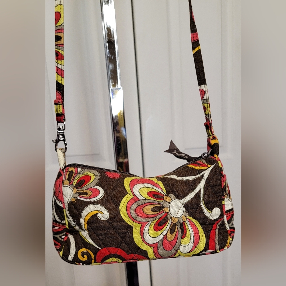 #581-Vera Bradley-Floral Patterned Mini Convertible Strap Bag - Picture 2 of 16